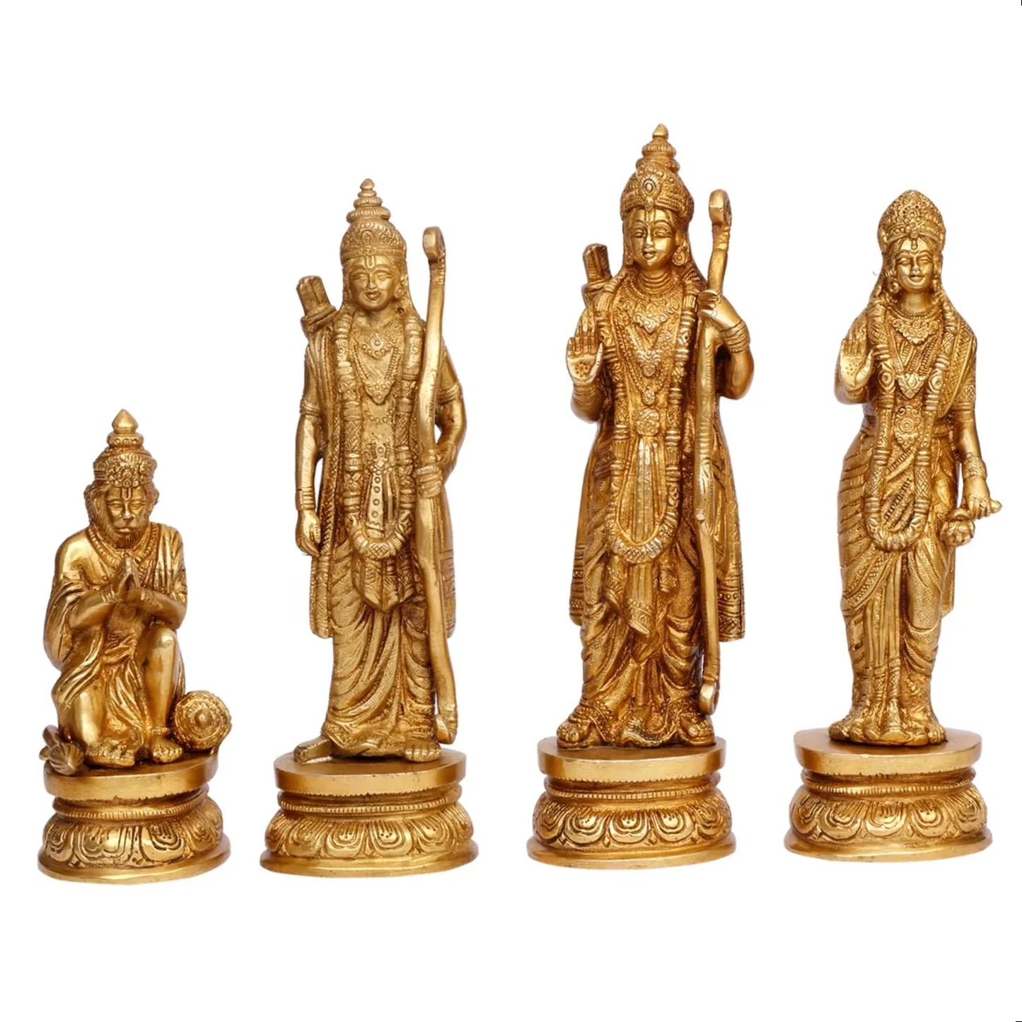 Brass Ram Darbar Statue