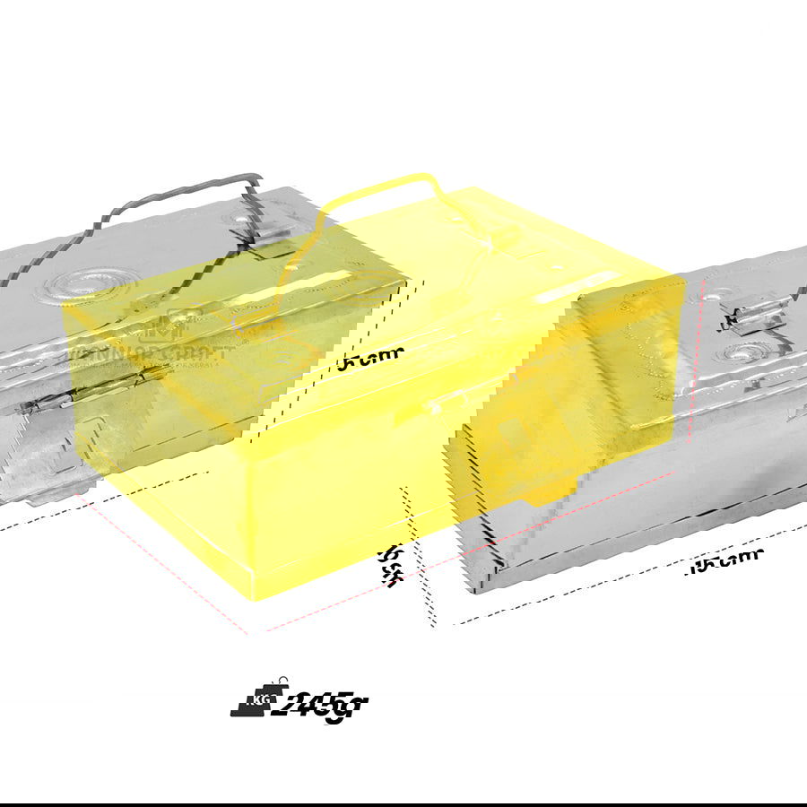 Brass Rectangular Betel Box (Gold, Standard) - ArtyCraftz.com