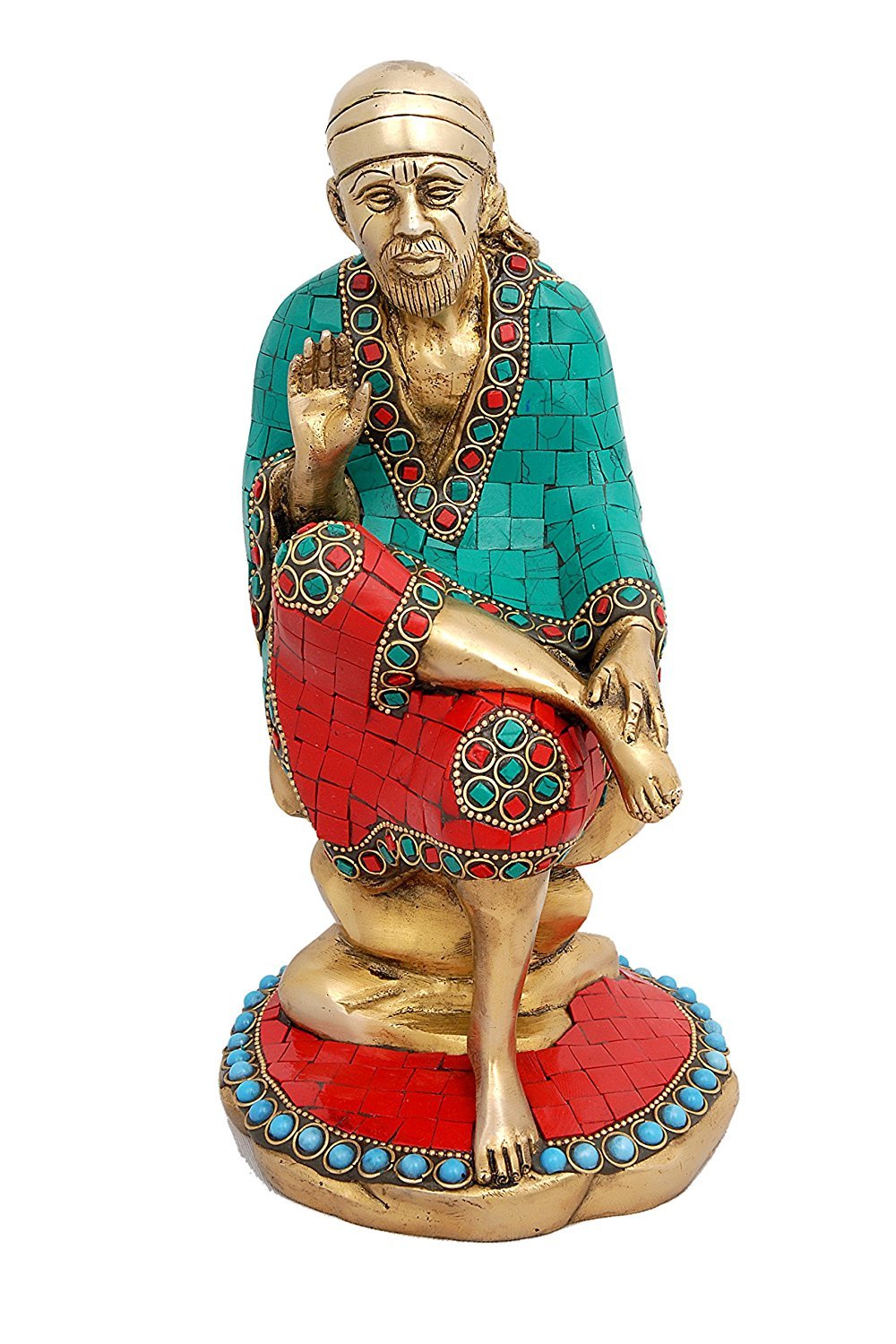 Brass Sai Baba Statue-ArtyCraftz.com