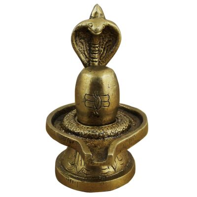 Brass Shiva Lingam Idol