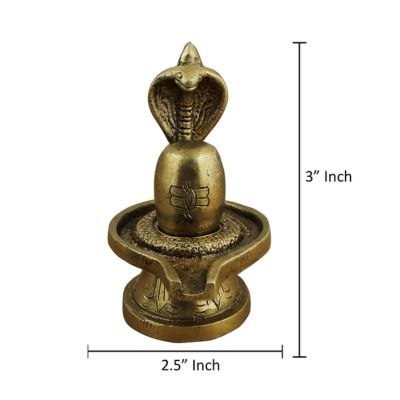 Brass Shiva Lingam Idol