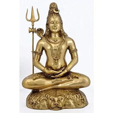 Brass Shiva Statue 22.7 Inches Height - ArtyCraftz.com