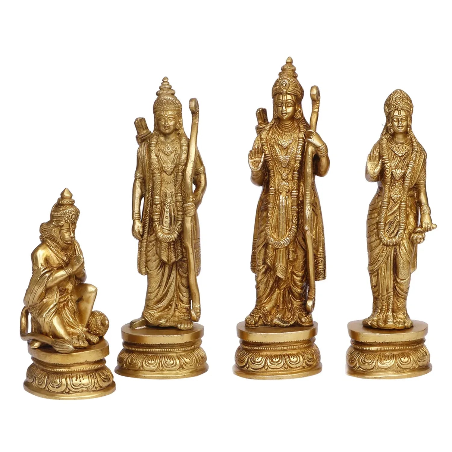 Brass Shri Ram Darbar Statue