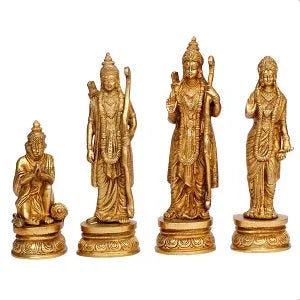 Brass Shri Ram Darbar Statue Thumbnail