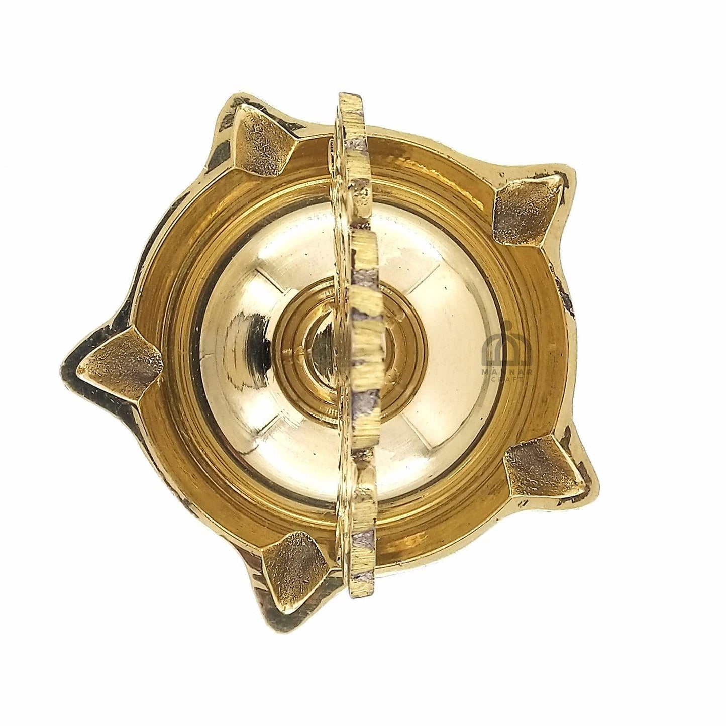 Brass Sleeba Cross Kurushu Vilakku-ArtyCraftz.com