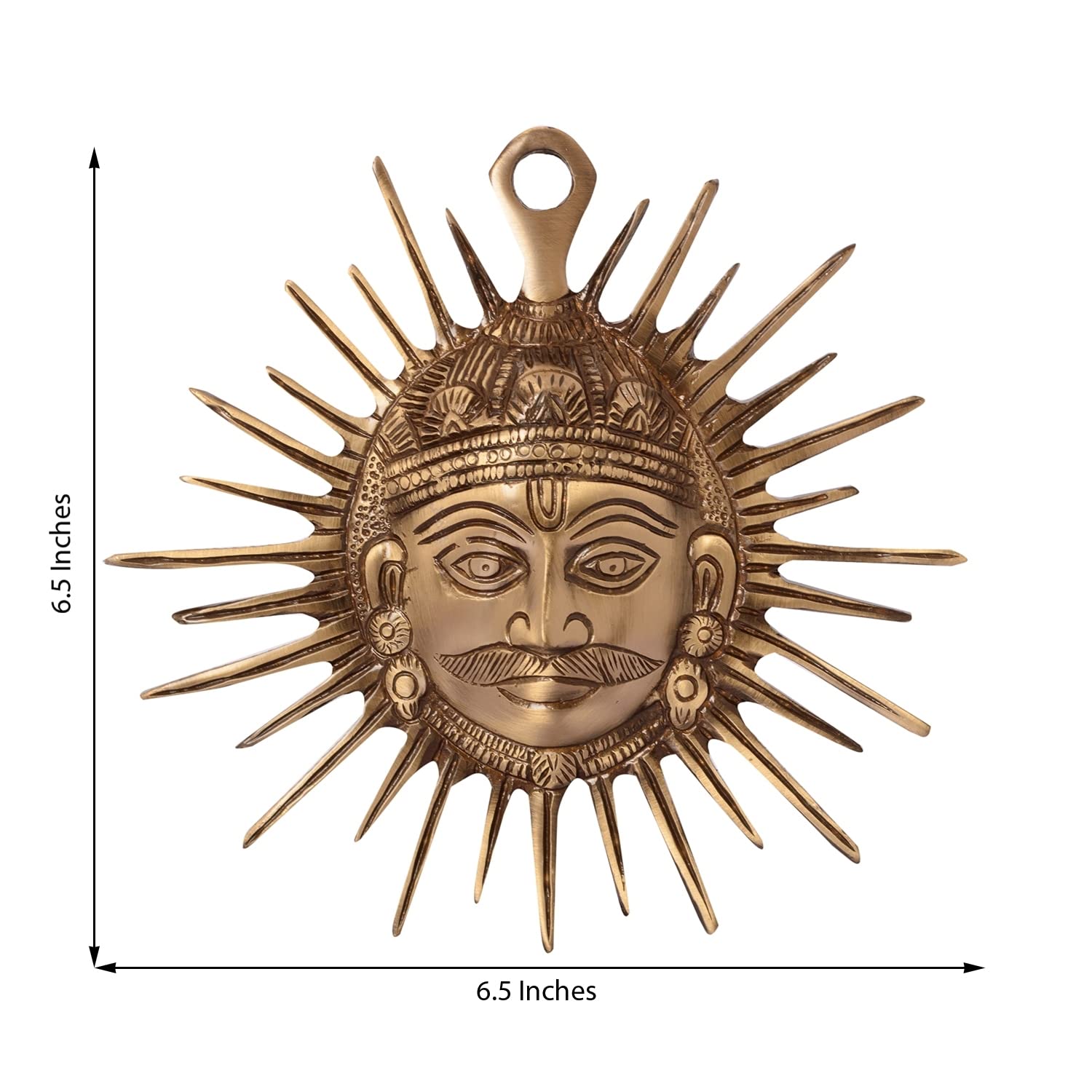Brass Surya Face Wall Hanging-ArtyCraftz.com