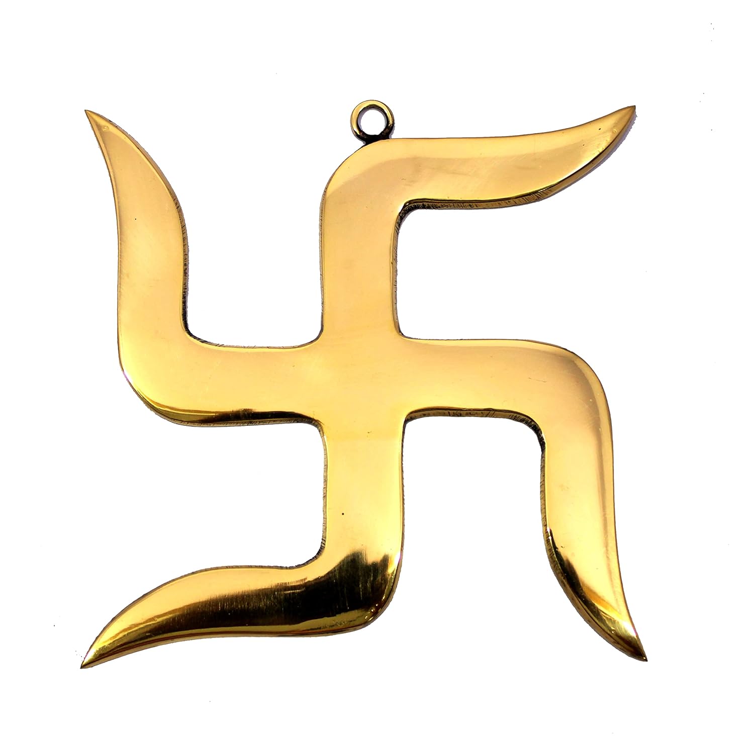 Brass Swastika Wall Hanging Yantra-ArtyCraftz.com