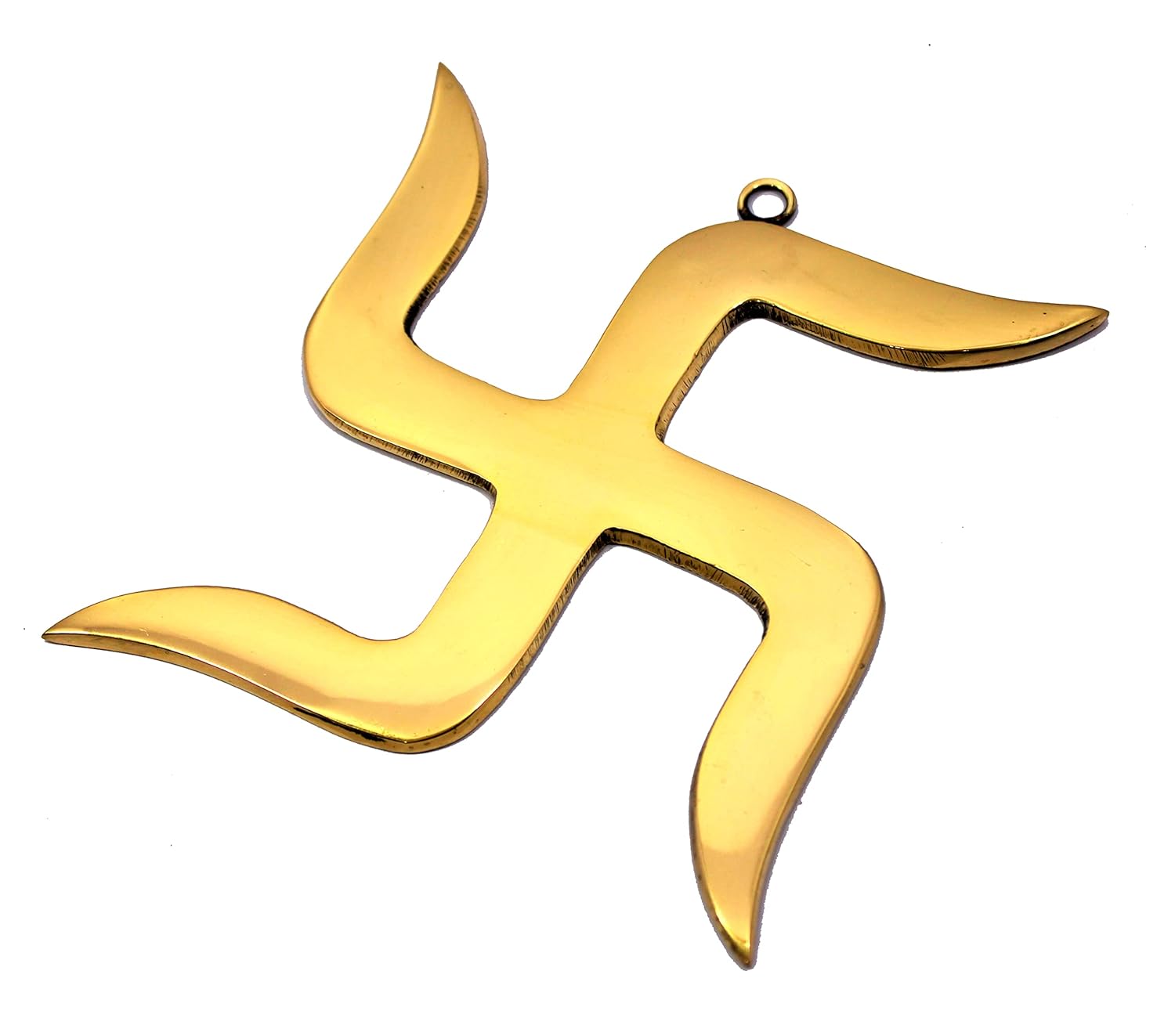 Brass Swastika Wall Hanging Yantra-ArtyCraftz.com