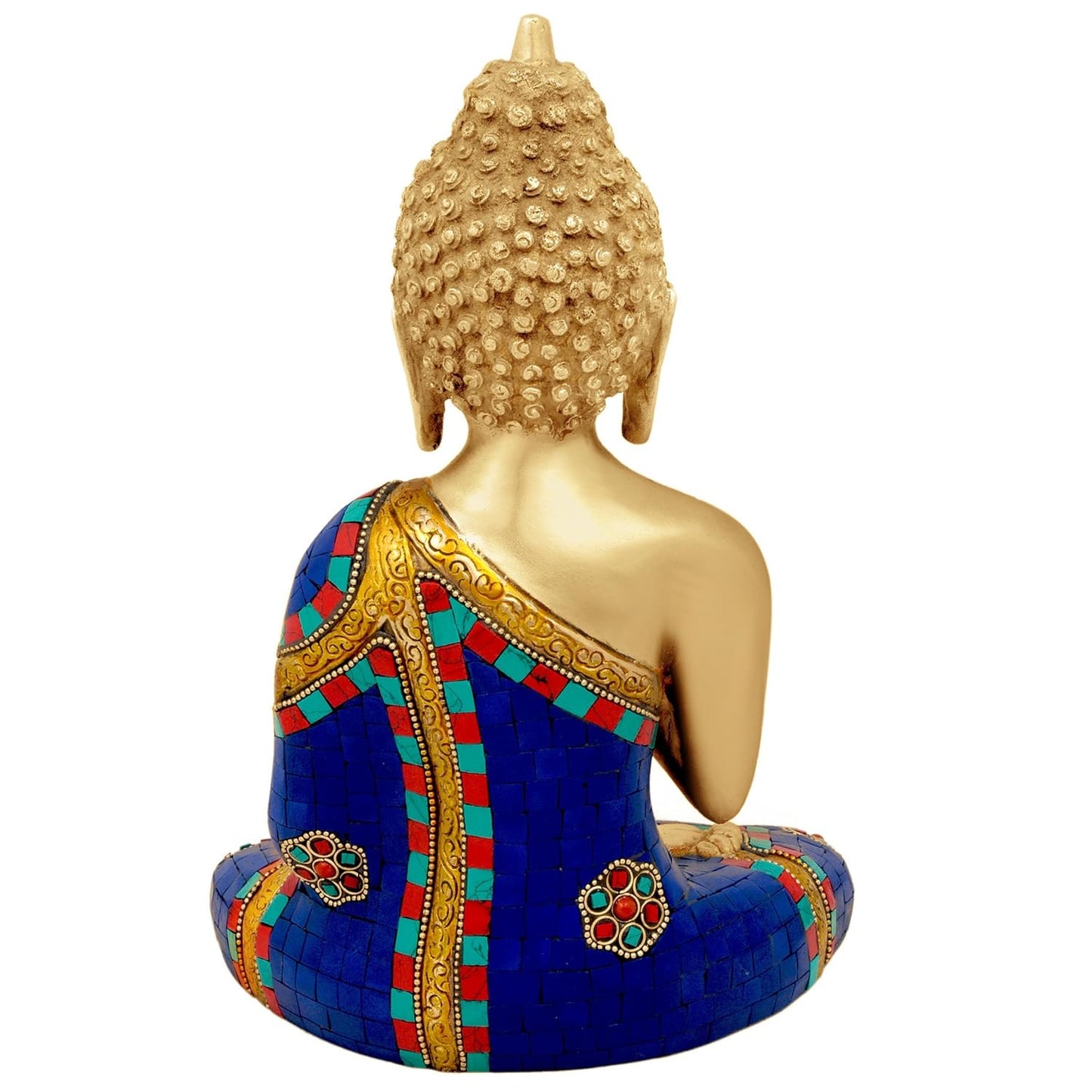 Brass Tibetan Abhaya Buddha Statue