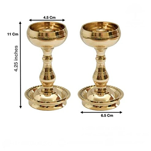 Brass Udupi Nanda Oil Lamp-ArtyCraftz.com