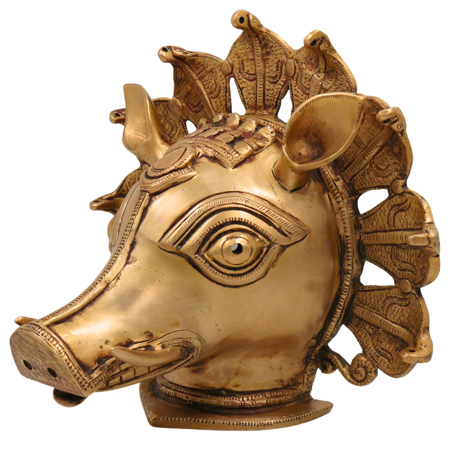 Brass Varaha Avatar Wall Hanging-ArtyCraftz.com