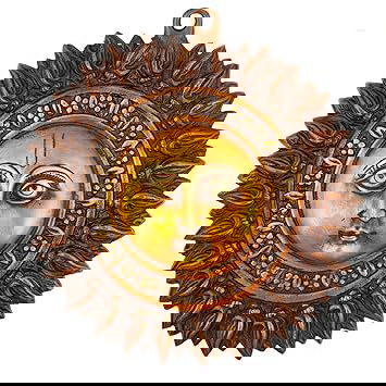 Brass Vastu Surya Wall Hanging Home Decor Gifting - ArtyCraftz.com