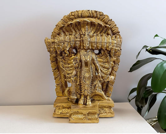 Brass Vishnu Vishwaroopam Idol