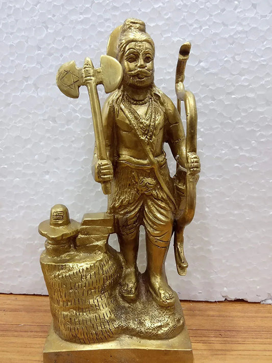 Brass parsuram Idol Home for Pooja Temple - ArtyCraftz.com