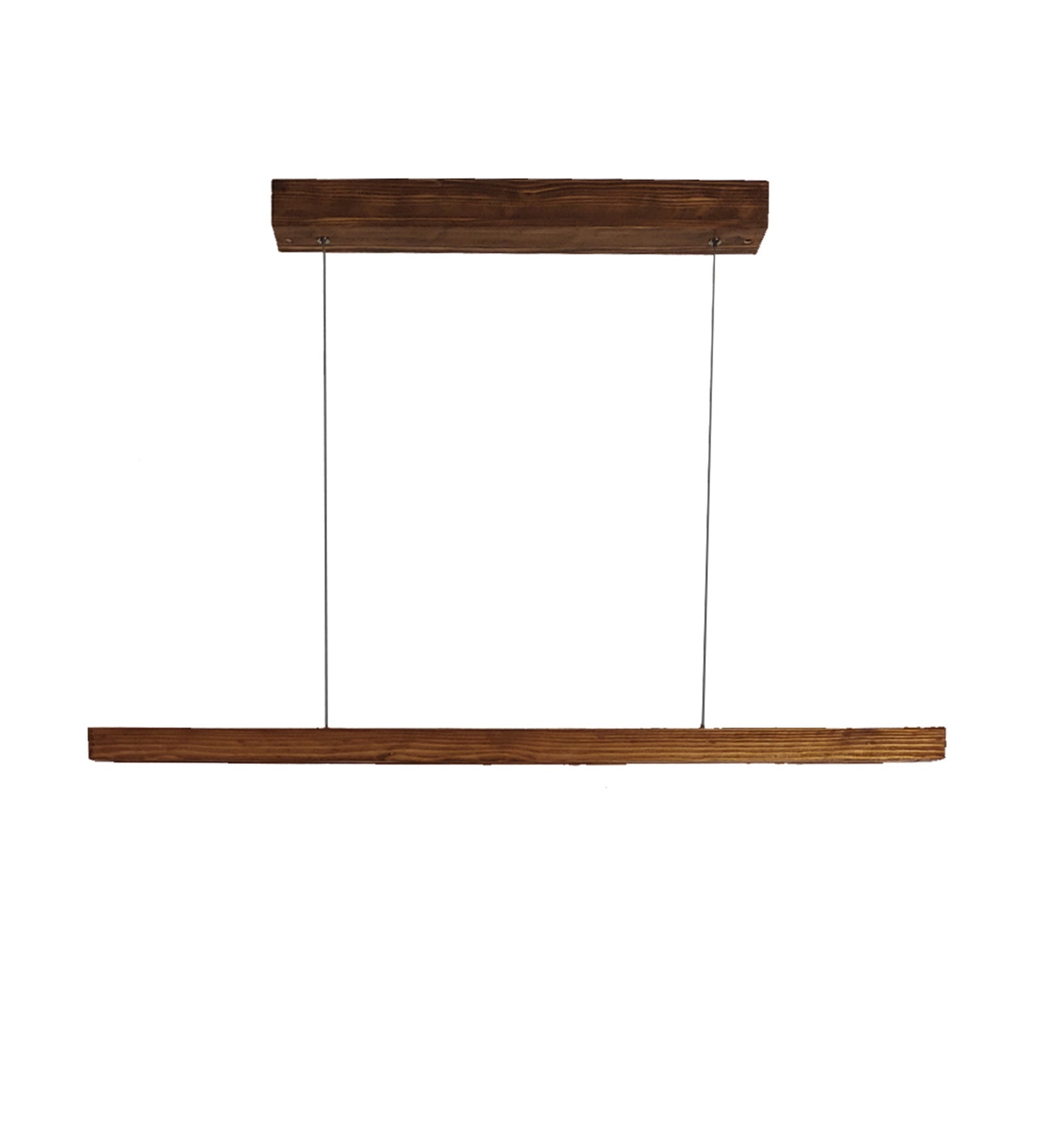 Brigitte 36 Brown Wooden LED Hanging Lamp-ArtyCraftz.com