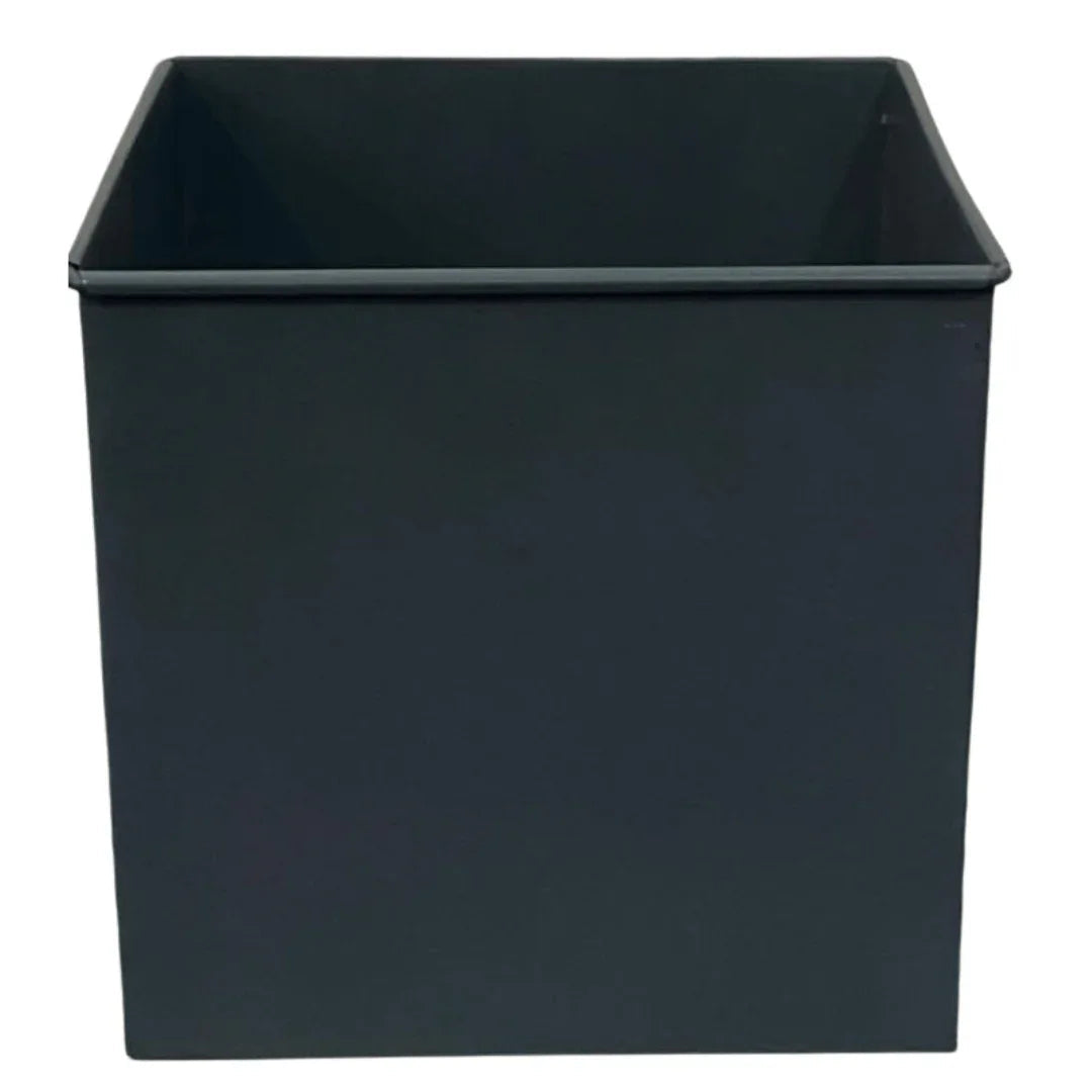 Brisbane Grey Metal Planter Stand with Pots