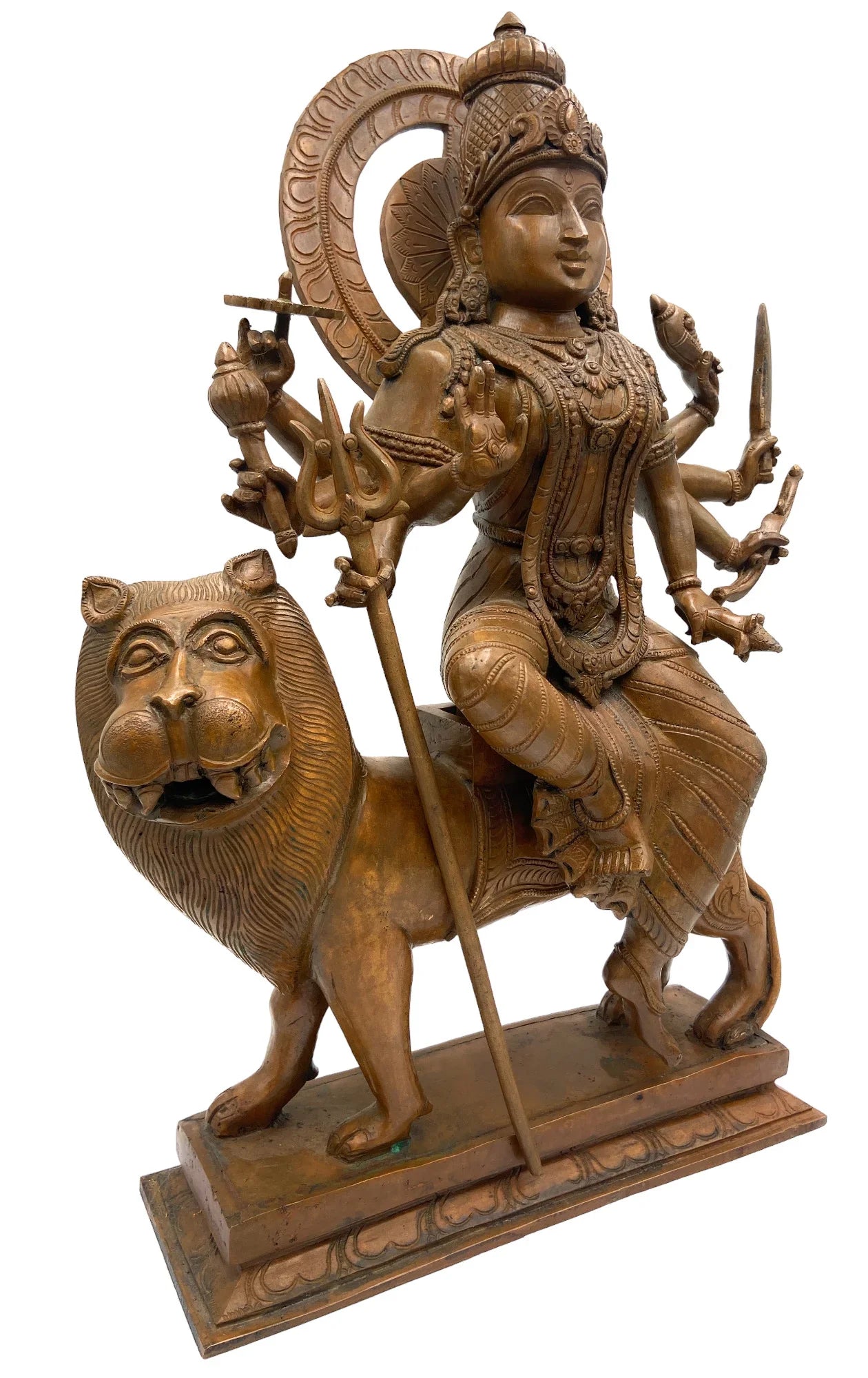 Bronze Goddess Durga Statue