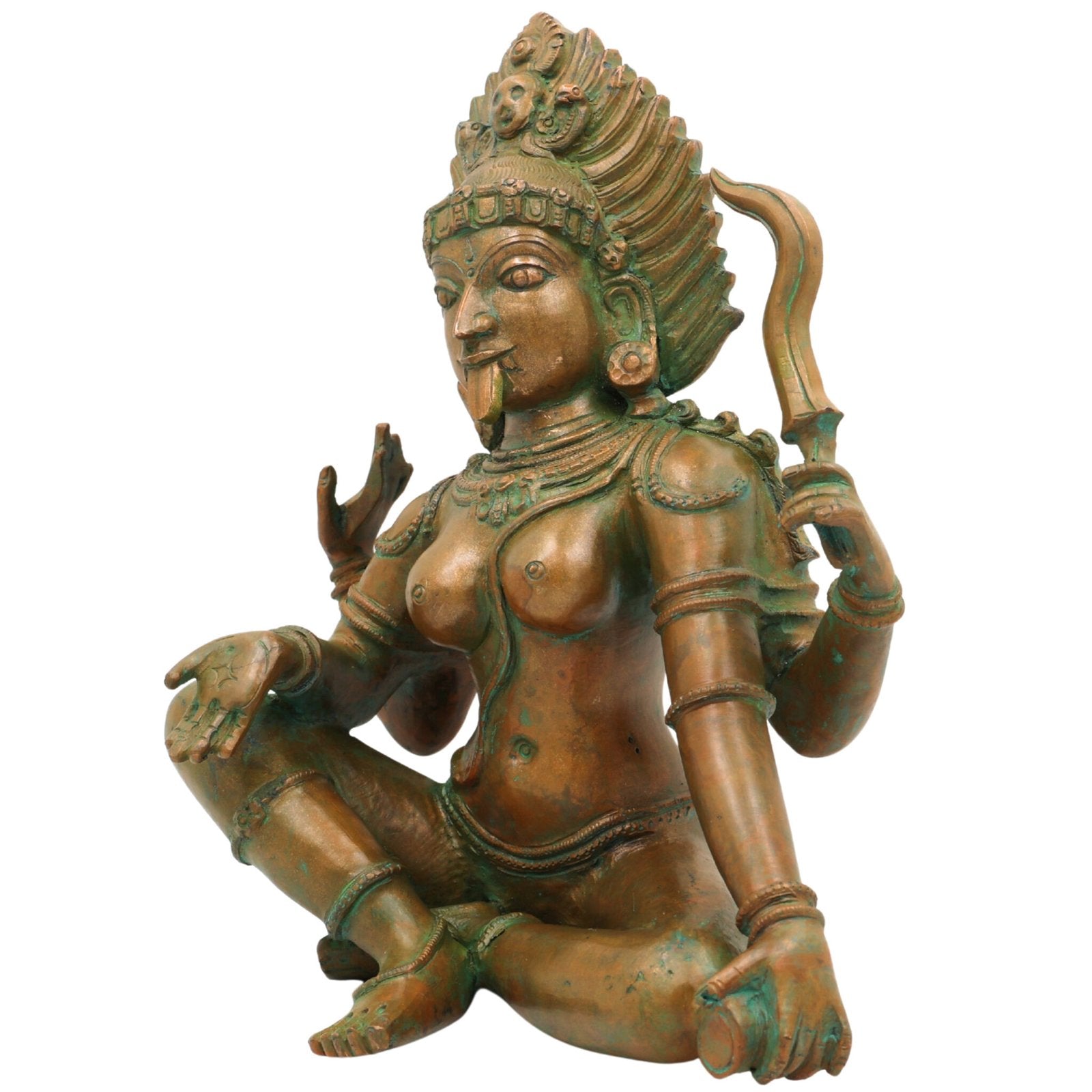 Bronze Goddess Kali Statue-ArtyCraftz.com