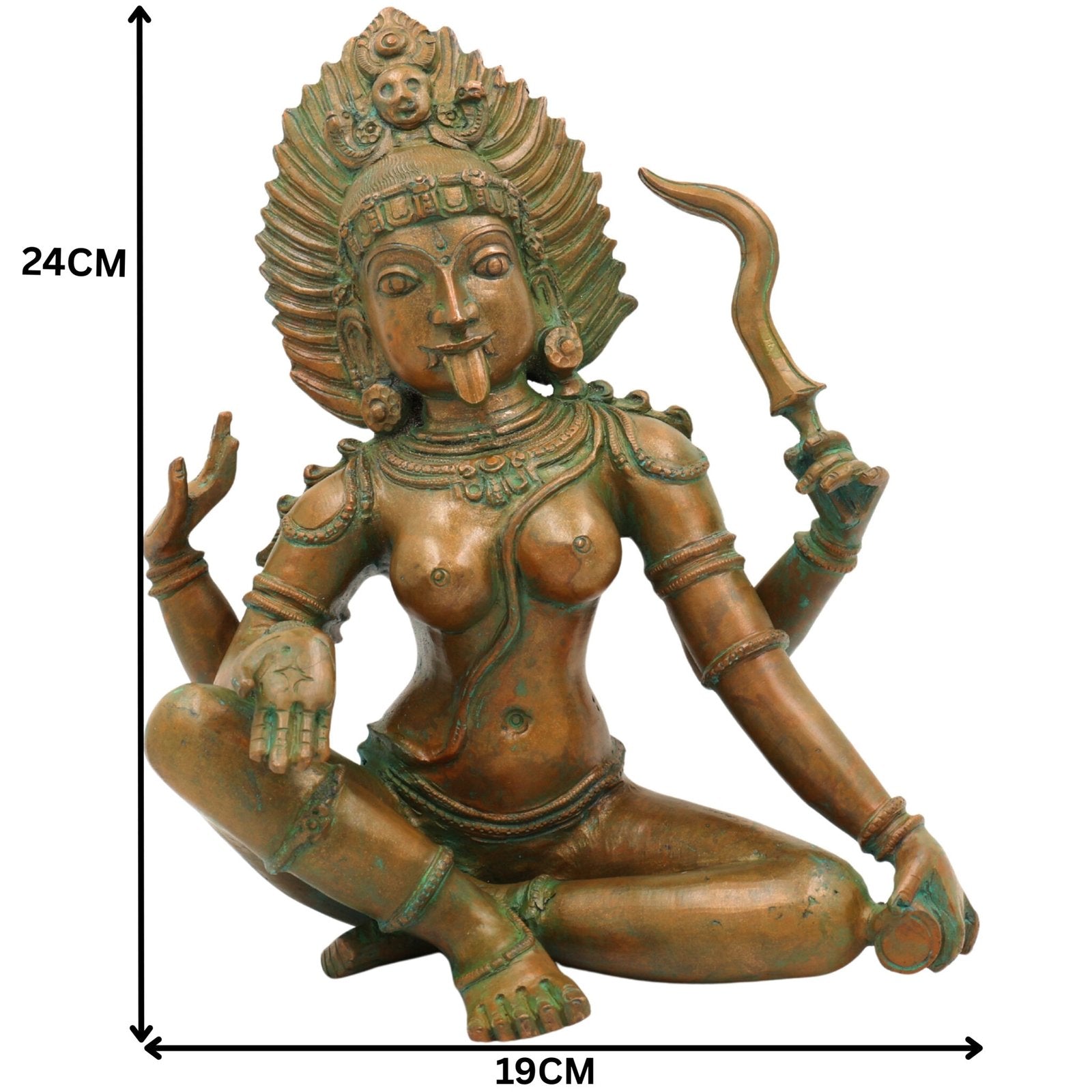 Bronze Goddess Kali Statue-ArtyCraftz.com