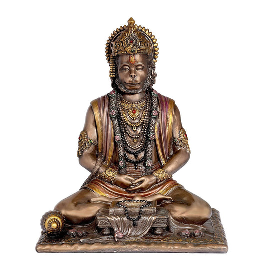 Bronze Hanuman Barangbali, Height : 8 inches - ArtyCraftz.com