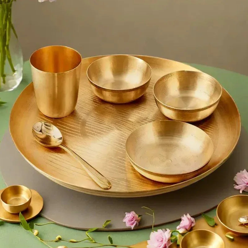 Bronze (Kansa) Dinner Set - ArtyCraftz