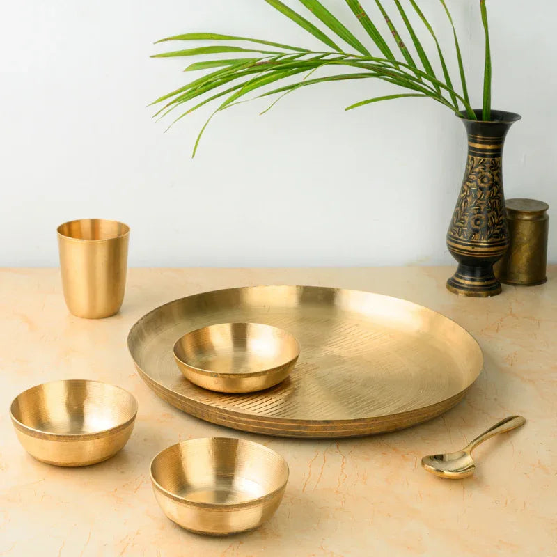 Bronze (Kansa) Dinner Set - ArtyCraftz