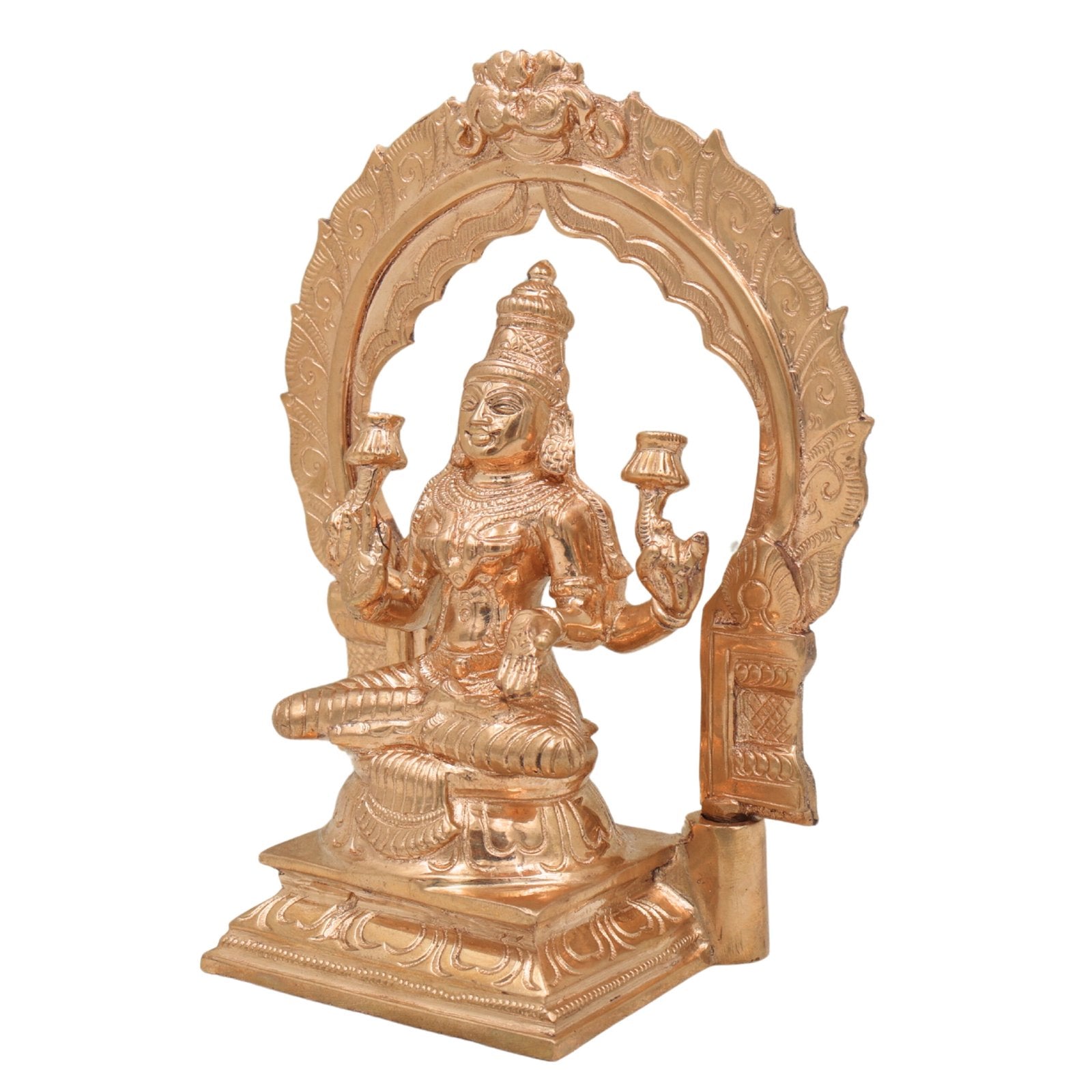 Bronze Mahalakshmi Statue-ArtyCraftz.com