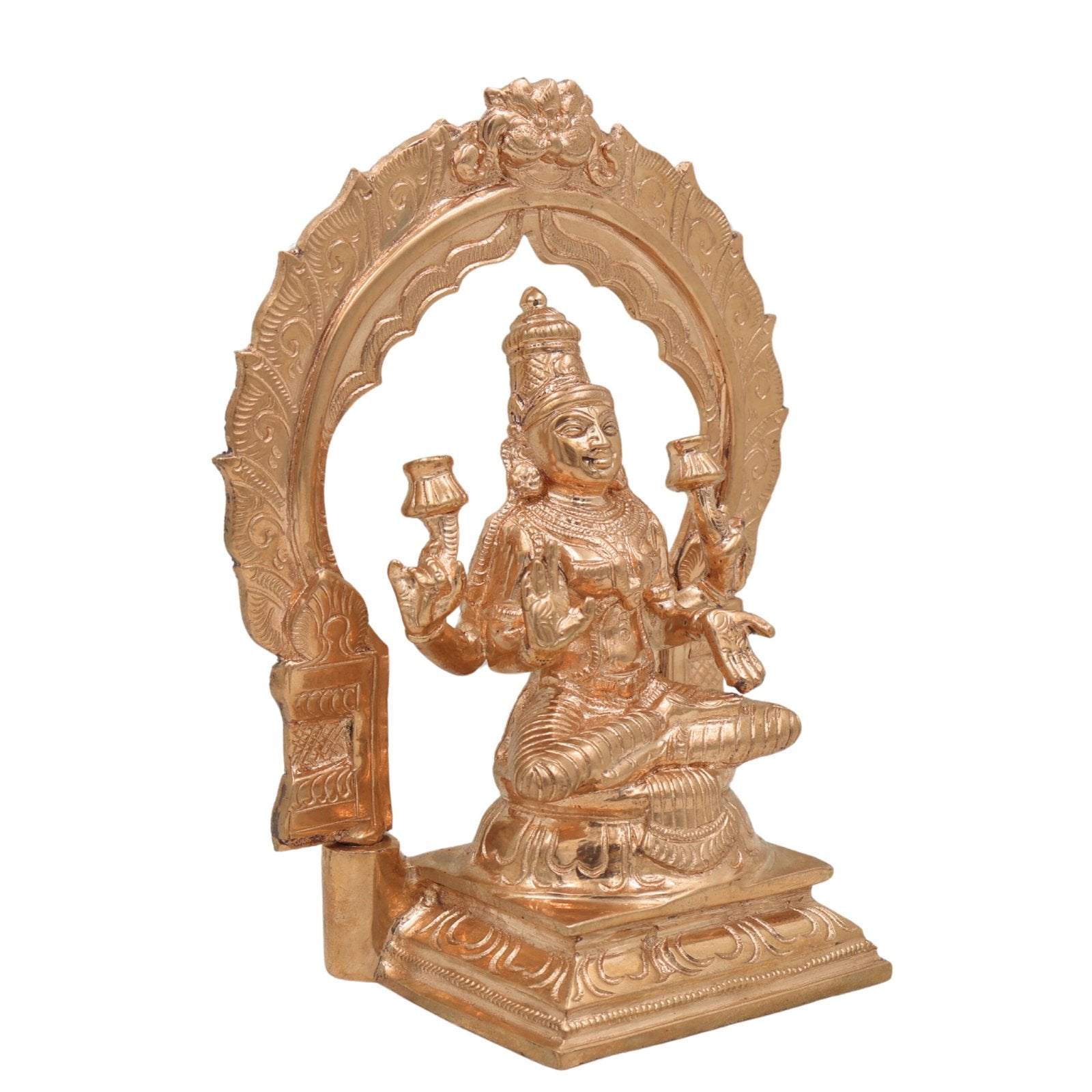 Bronze Mahalakshmi Statue-ArtyCraftz.com