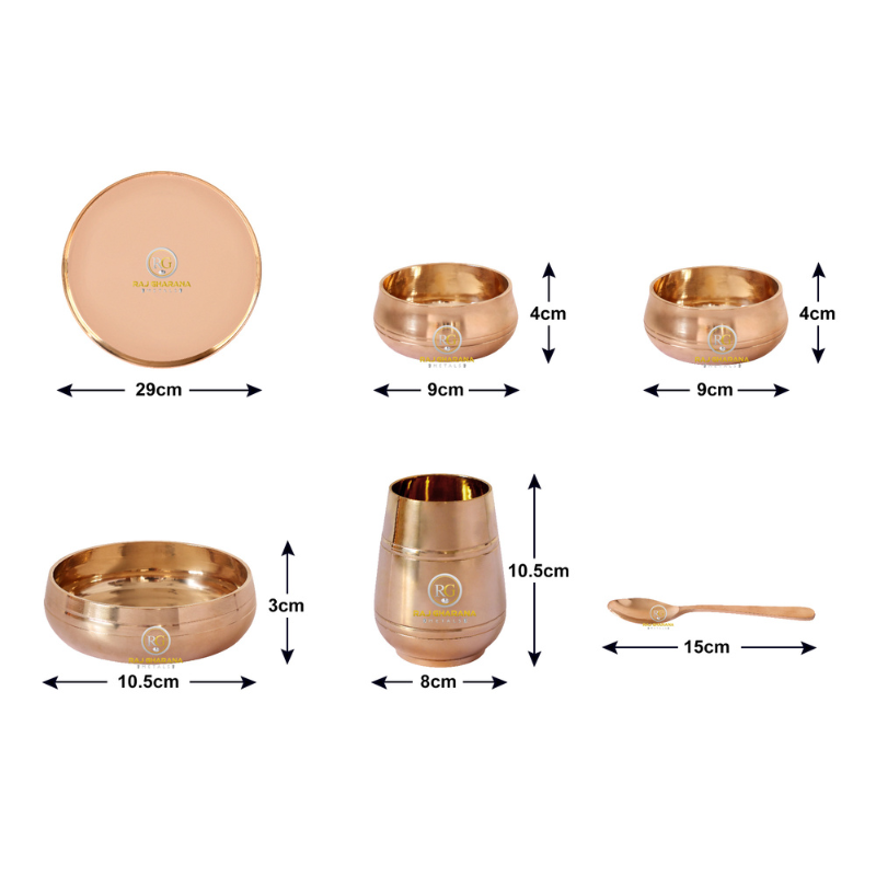 Bronze Plate Set