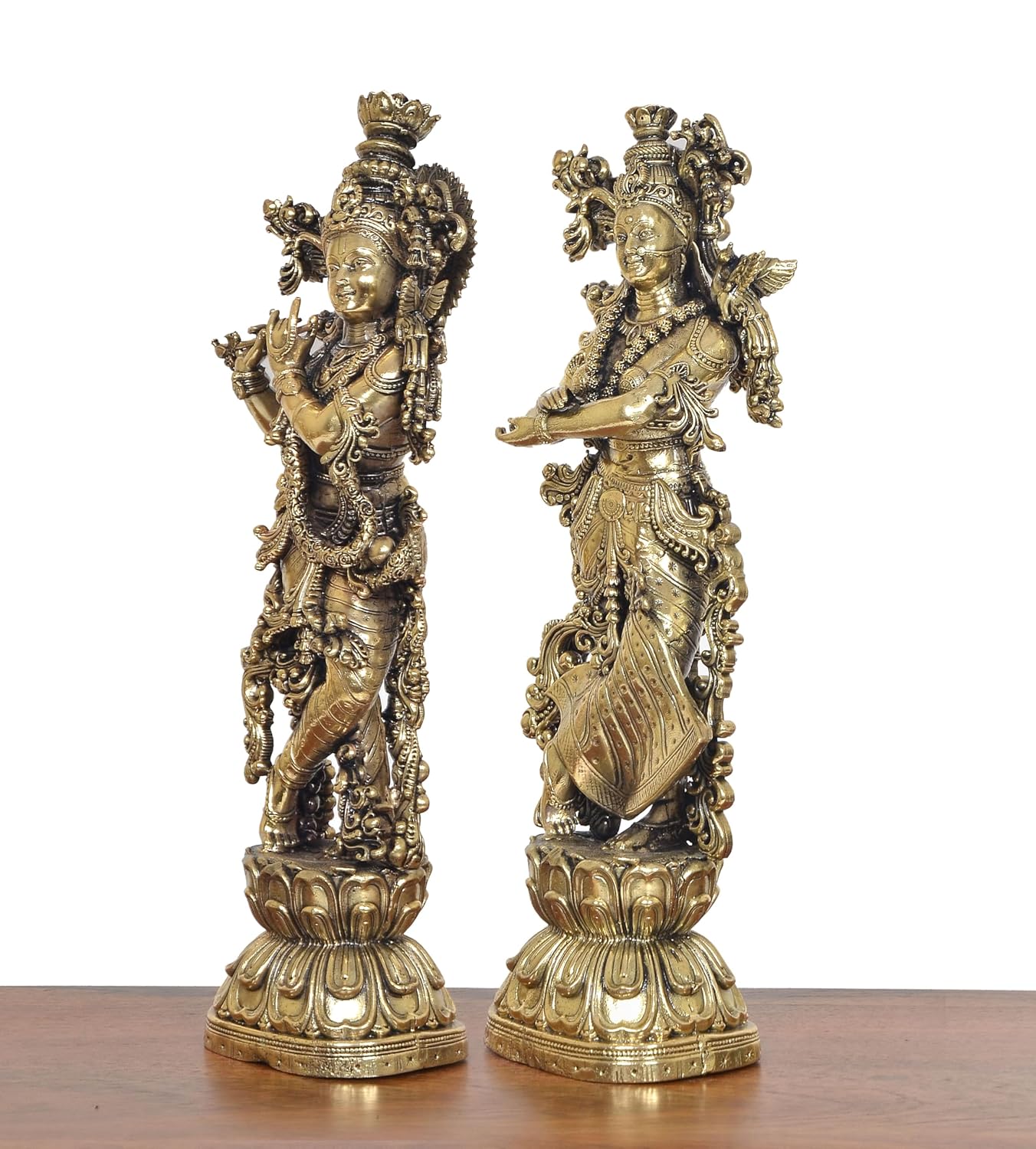 Bronze Radha Krishna Idol-ArtyCraftz.com