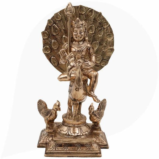 Bronze Swamimalai Murugan Statue-ArtyCraftz.com