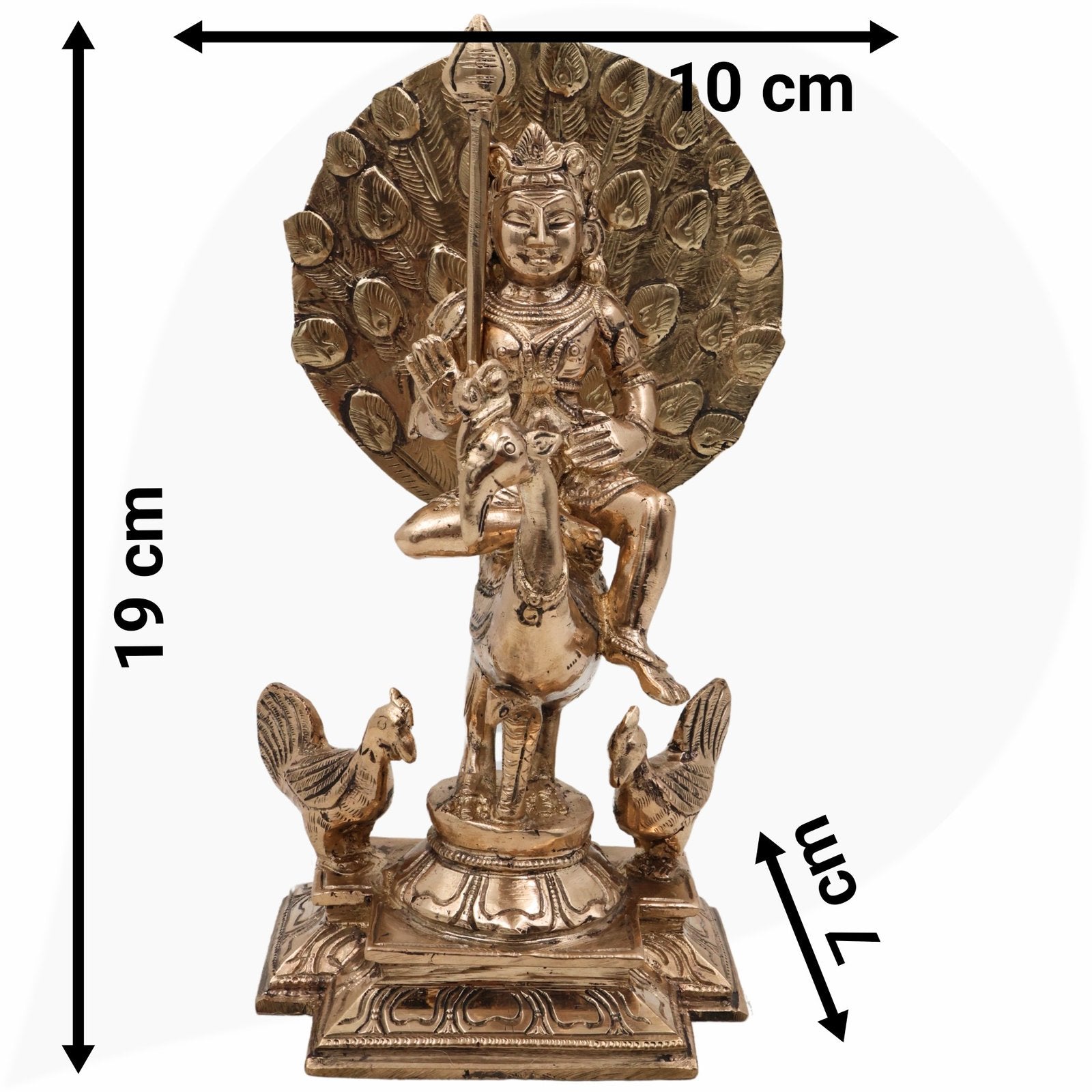 Bronze Swamimalai Murugan Statue-ArtyCraftz.com