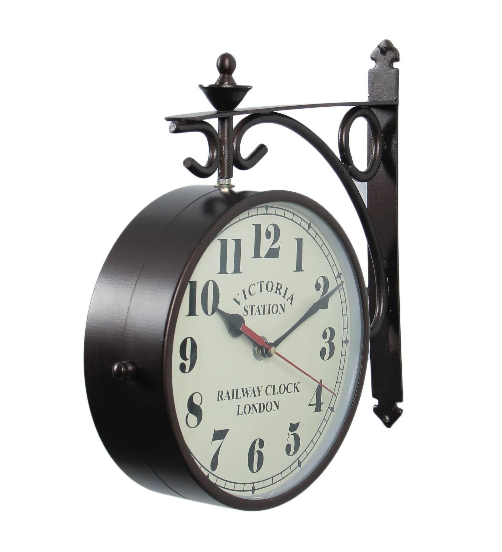 Brown Metal Expertise Platform Clock