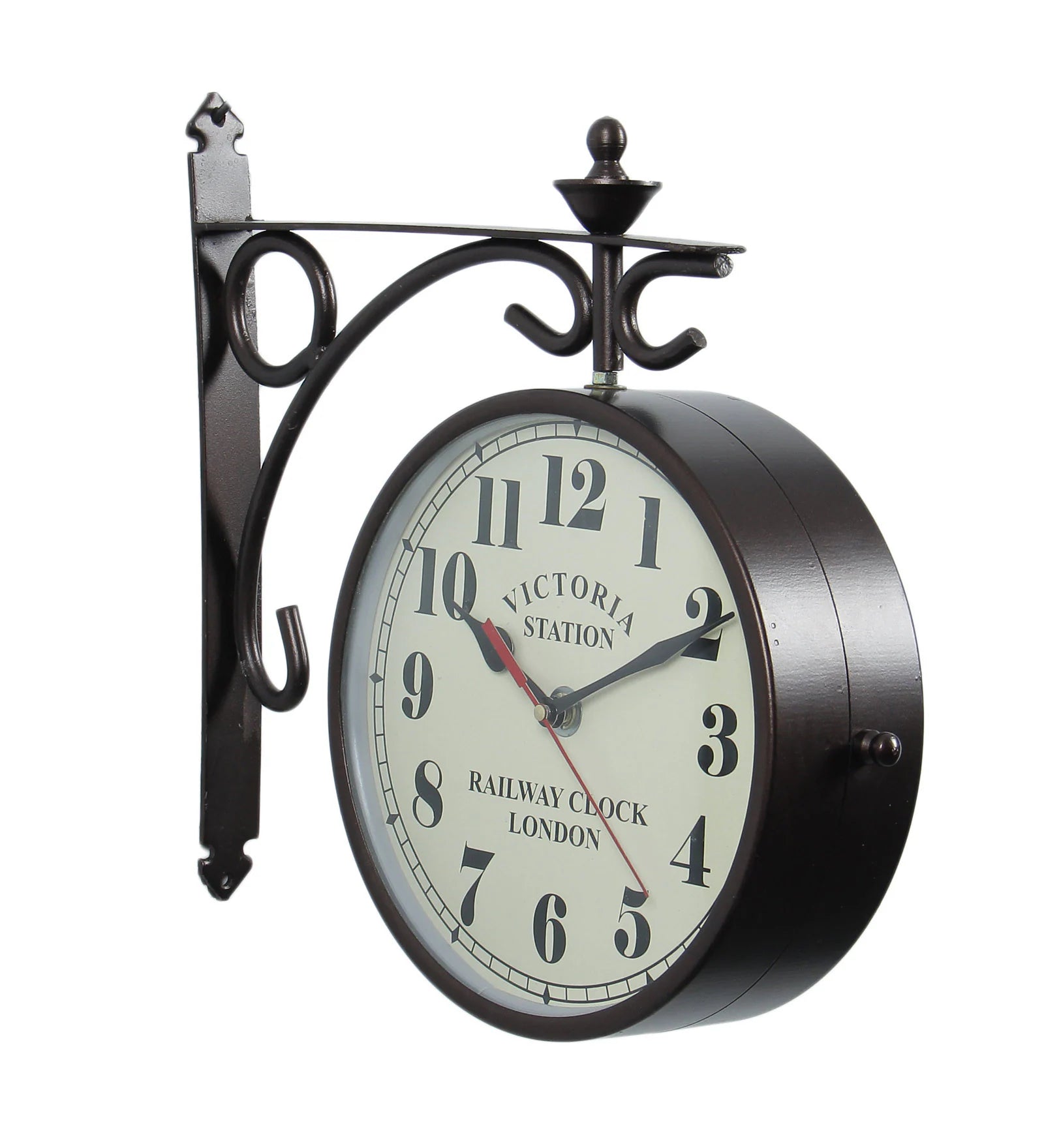Brown Metal Expertise Platform Clock