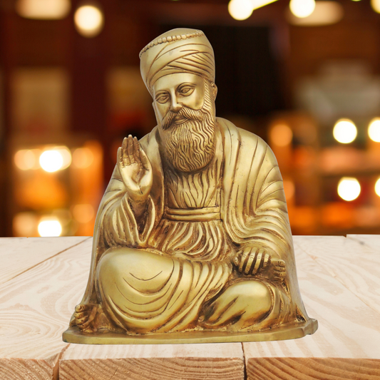 Brass Guru Nanak Statue Showpiece ArtyCraftz