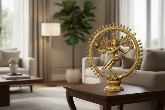 Brass Nataraja Statue – 20 Inch Lord Shiva Nataraj Idol for Home & Temple-ARtyCraftz.com