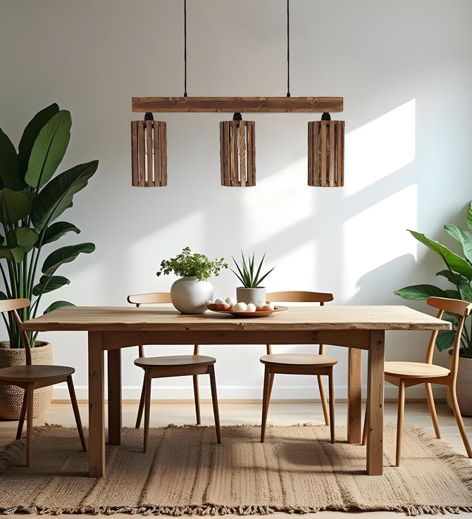 Casa Brown 3 Series Hanging Lamp-ArtyCraftz.com