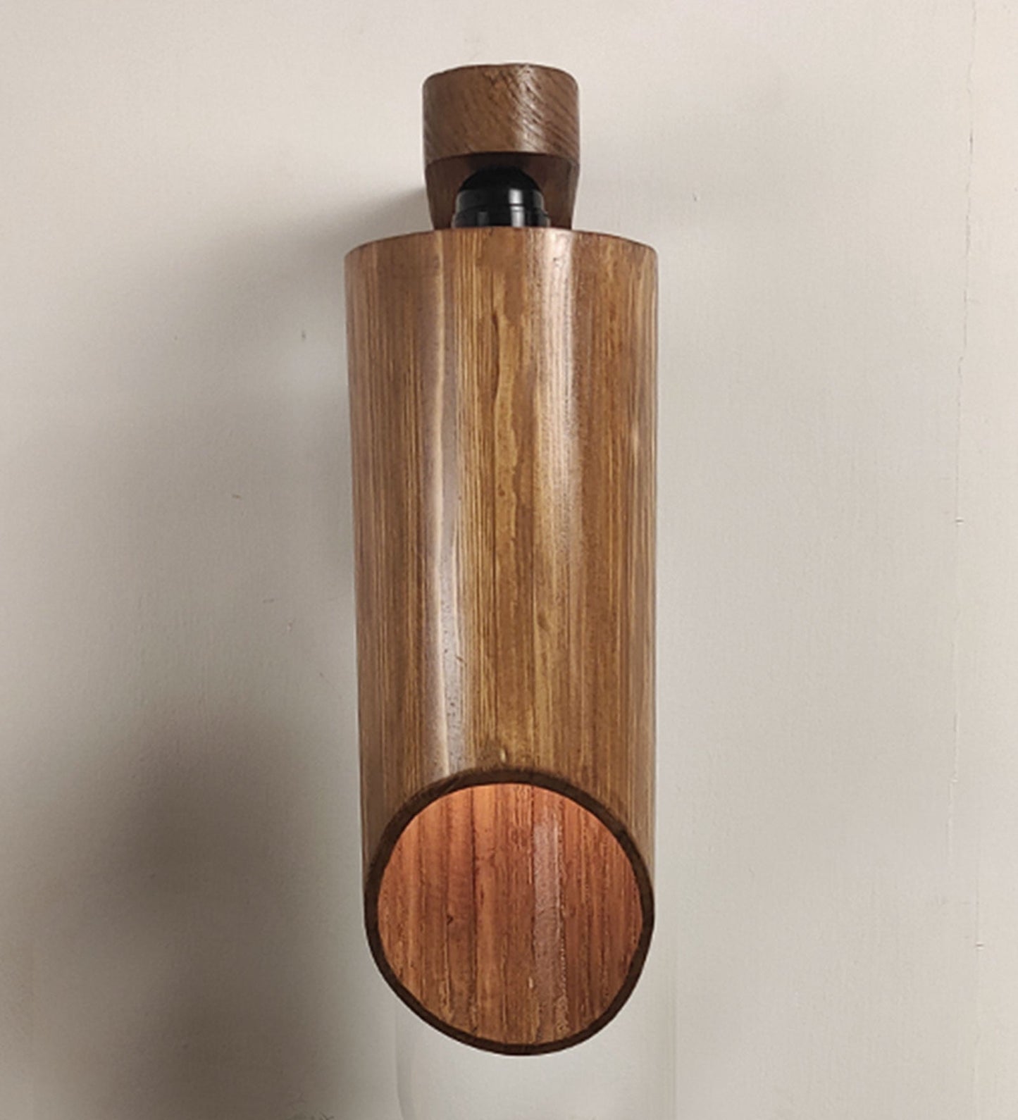 Cedar Brown Wooden Wall Light - ArtyCraftz.com