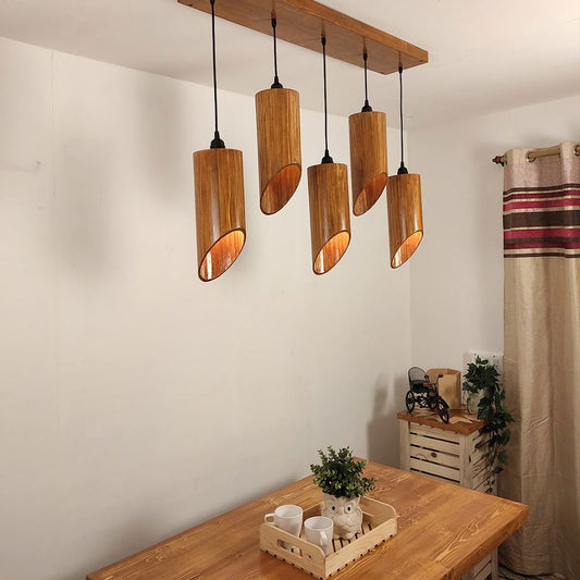 Cedar Brown 5 Series Hanging Lamp - ArtyCraftz.com