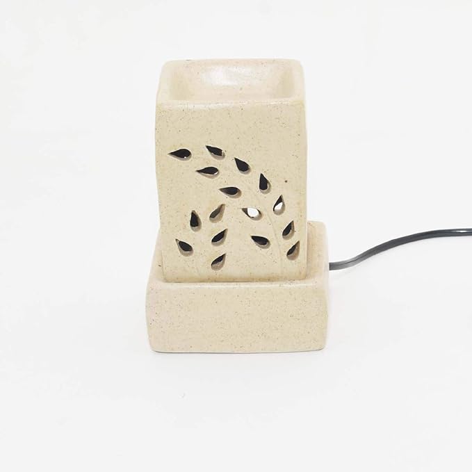 Ceramic Electric Diffuser Square Lamp