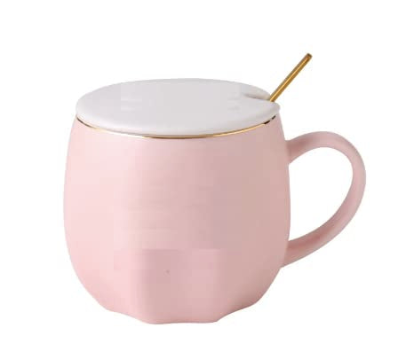 Ceramic Pumpkin Shaped Coffee Mug with Saucer and Steel Spoon-ArtyCraftz.com