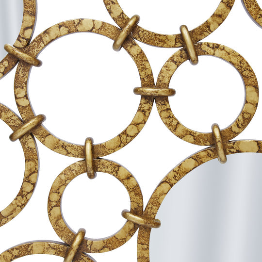 Chain of Circles Wall Mirror-ArtyCraftz.com