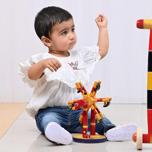 Channapatna Wooden Ferris Wheel Showpiece