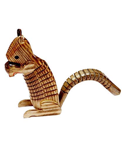 Channapatna Wooden Squirrel Showpiece-ArtyCraftz.com