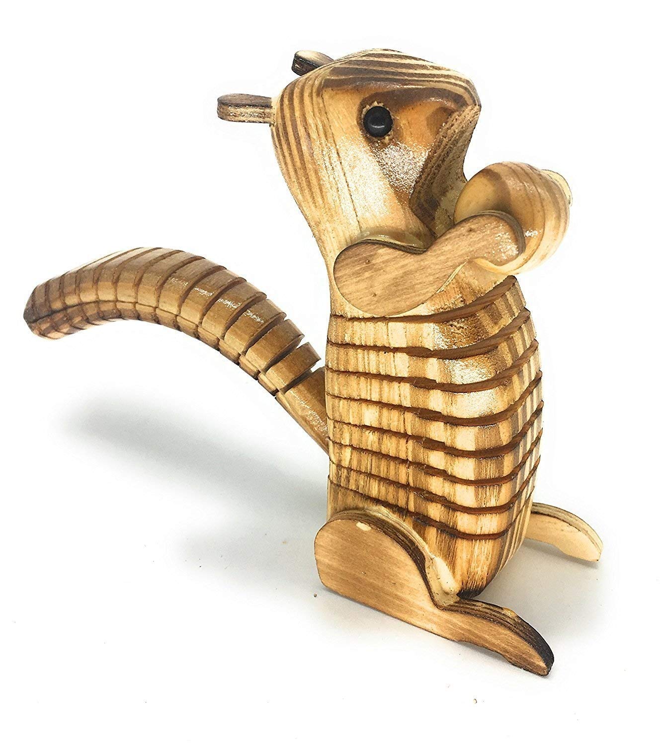 Channapatna Wooden Squirrel Showpiece-ArtyCraftz.com