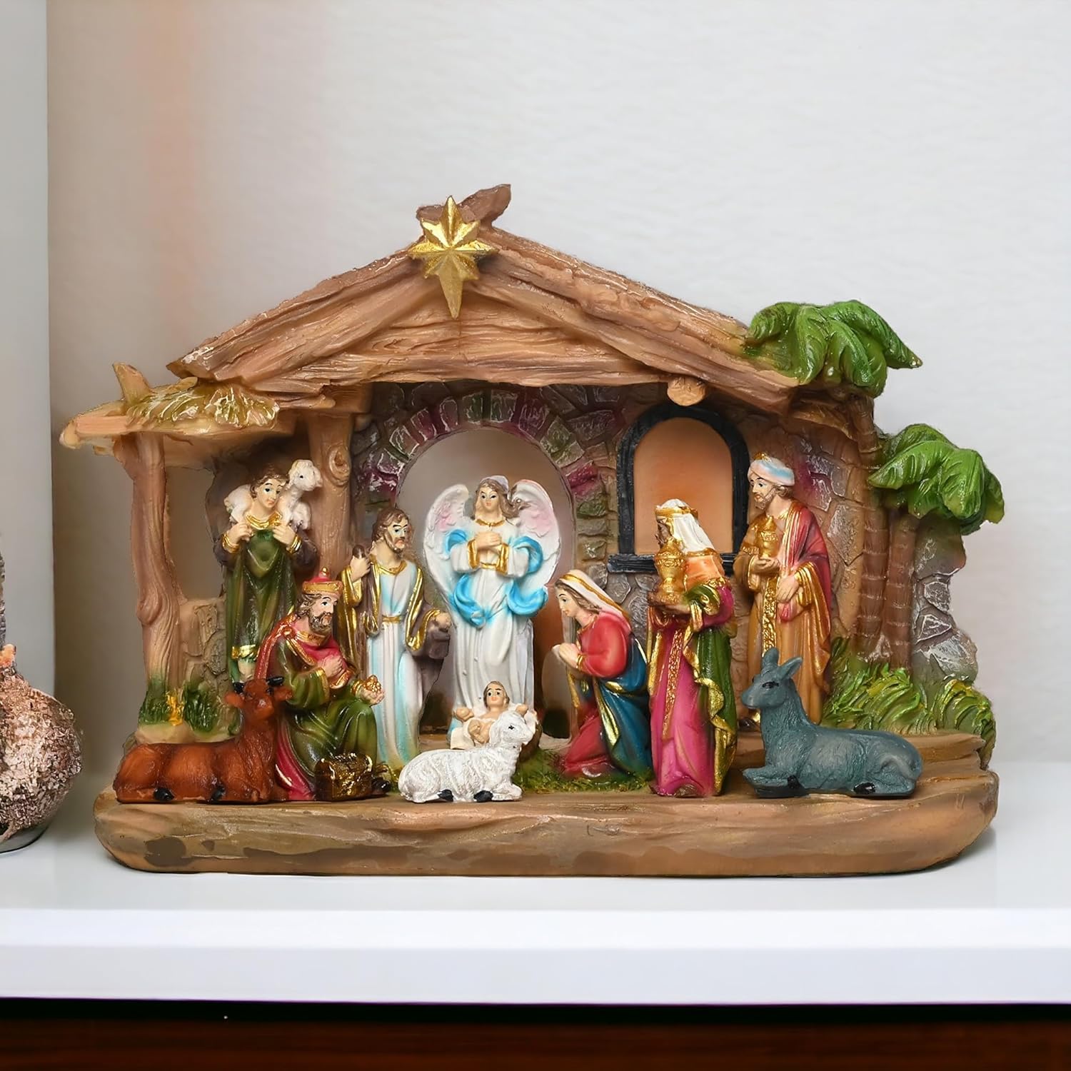 Christmas Nativity Scene Set with Stable-ArtyCraftz.com