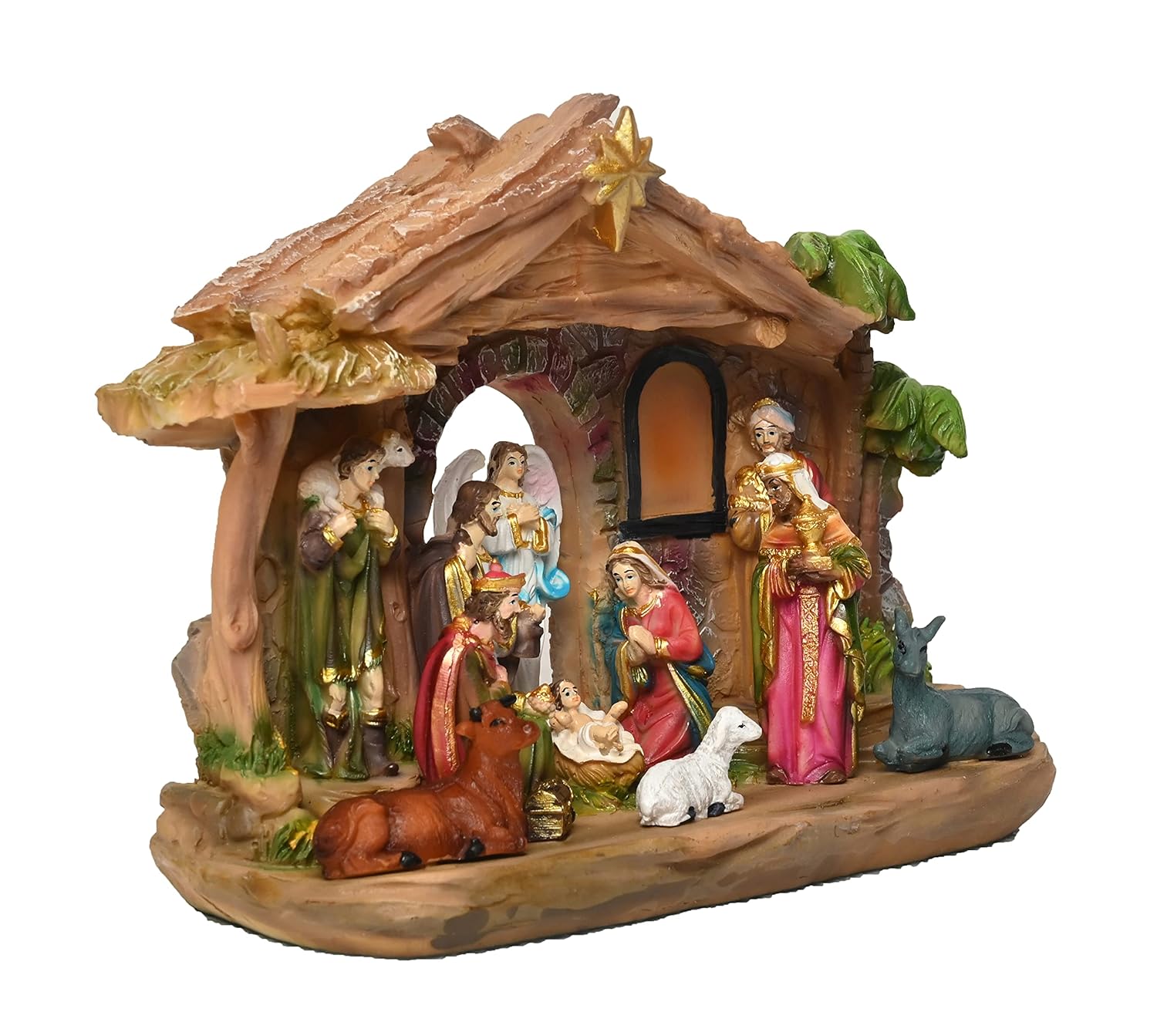 Christmas Nativity Scene Set with Stable-ArtyCraftz.com