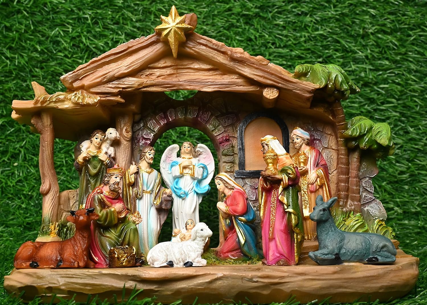 Christmas Nativity Scene Set with Stable-ArtyCraftz.com