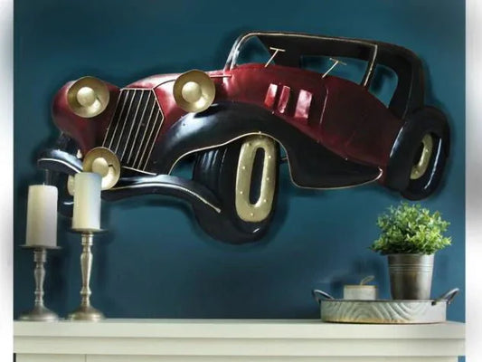 Classic Vintage Car Metal Wall Art - ArtyCraftz.com