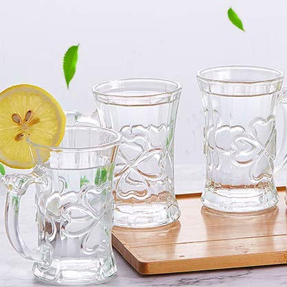 Clover Leaf Crystal Soda Lime Glassware-ArtyCraftz.com